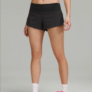 Lululemon Speed Up shorts size 4 black